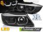 Preview: Scheinwerfer 3D Angel Eyes für BMW 3er E90 E91 Bj. 05-08 Schwarz mit LED Blinker
