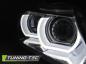 Preview: Xenon Scheinwerfer 3D Angel Eyes für BMW 3er E90 E91 LCI Bj. 09-12 Chrom