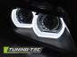 Preview: 3D LED Tagfahrlicht Angel Eyes Scheinwerfer für BMW 3er E90/E91 LCI 09-11 Black