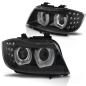 Preview: 3D LED Tagfahrlicht Angel Eyes Scheinwerfer für BMW 3er E90/E91 LCI 09-11 Black