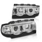 Preview: Scheinwerfer 3D Angel Eyes für BMW 7er E38 Bj. 94-01 Chrom