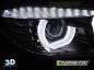 Preview: Xenon Scheinwerfer DRL LED Tagfahrlicht für BMW 3er F30 F31 Bj. 11-15 Schwarz