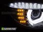 Preview: Xenon Scheinwerfer DRL LED Tagfahrlicht für BMW 3er F30 F31 Bj. 11-15 Schwarz