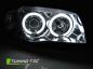 Preview: CCFL Angel Eyes Scheinwerfer für BMW 1er E81, E82, E87, E88 04-11 chrom