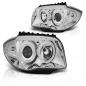Preview: CCFL Angel Eyes Scheinwerfer für BMW 1er E81, E82, E87, E88 04-11 chrom
