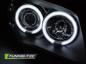 Preview: CCFL Angel Eyes Scheinwerfer für BMW 1er E81, E82, E87, E88 04-11 schwarz