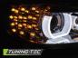Preview: Xenon Scheinwerfer 3D Angel Eyes für BMW 3er E90 E91 LCI Bj. 09-12 Chrom AFS