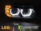 Preview: Xenon Scheinwerfer 3D Angel Eyes für BMW 3er E90 E91 LCI Bj. 09-12 Schwarz AFS