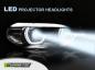 Preview: LED DRL Scheinwerfer 3D Angel Eyes für BMW X5 E70 Bj. 07-13 Schwarz