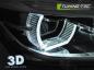 Preview: Voll LED Scheinwerfer Tagfahrlicht für BMW 3er F30 F31 Bj. 11-15 Schwarz