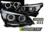 Preview: Xenon Scheinwerfer Angel Eyes für BMW 5er E60 E61 Bj. 05-07 Schwarz LED Blinker