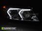 Preview: LED Angel Eyes Scheinwerfer Set für BMW 3er E90/E91 05-08 chrom mit LED Blinker