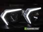 Preview: Scheinwerfer 3D Angel Eyes für BMW 3er E90 E91 Bj. 05-08 Schwarz mit LED Blinker
