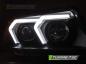 Preview: Scheinwerfer 3D Angel Eyes für BMW 3er E90 E91 Bj. 05-08 Schwarz mit LED Blinker