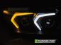 Preview: Scheinwerfer 3D Angel Eyes für BMW 3er E90 E91 Bj. 05-08 Schwarz mit LED Blinker