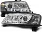 Preview: Scheinwerfer LED Tagfahrlicht Optik für Fiat Stilo Bj. 01-08 Chrom