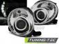 Preview: Scheinwerfer LED Tagfahrlicht Optik für Fiat 500 Bj. 07-15 Chrom