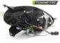 Preview: Scheinwerfer LED Tagfahrlicht Optik für Fiat Grande Punto 2 Bj. 08-09 Schwarz
