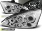 Preview: Scheinwerfer Angel Eyes für Ford Focus MK1 Bj. 98-01 Chrom