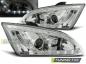 Preview: Scheinwerfer LED Tagfahrlicht Optik für Ford Focus 2 Bj. 04-08 Chrom
