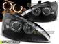 Preview: Scheinwerfer Angel Eyes für Ford Focus MK1 Bj. 98-01 Schwarz