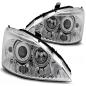 Preview: Scheinwerfer Angel Eyes für Ford Focus MK1 Facelift Bj. 01-04 Chrom