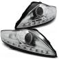 Preview: Scheinwerfer LED Tagfahrlicht Optik für Ford Mondeo MK4 07-10 Chrom LED Blinker
