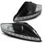 Preview: Scheinwerfer LED Tagfahrlicht Optik für Ford Mondeo MK4 07-10 Black LED Blinker