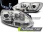 Preview: Scheinwerfer LED Tagfahrlicht Optik für Ford Focus 3 Bj. 11-14 Chrom
