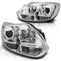 Preview: Scheinwerfer LED Tagfahrlicht Optik für Ford Focus 3 Bj. 11-14 Chrom