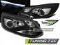 Preview: Scheinwerfer LED Tagfahrlicht Optik für Ford Focus 3 Bj. 11-14 Schwarz LTI