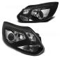 Preview: Scheinwerfer LED Tagfahrlicht Optik für Ford Focus 3 Bj. 11-14 Schwarz LTI