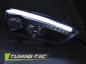Preview: Scheinwerfer DRL LED Tagfahrlicht für Ford Focus 3 15-18 Schwarz + dynamische Blinker