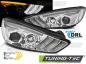 Preview: Scheinwerfer DRL LED Tagfahrlicht für Ford Focus 3 15-18 Chrom mit dynamische Blinker