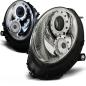Preview: Scheinwerfer Angel Eyes für Mini One Cooper Bj. 06-14 Chrom