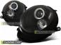 Preview: Scheinwerfer Angel Eyes für Mini One Cooper Bj. 06-14 Schwarz
