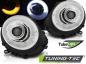 Preview: Scheinwerfer LED Tagfahrlicht Optik für Mini One Cooper Bj. 06-14 Chrom LTI