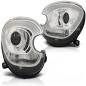 Preview: Xenon Scheinwerfer LED Tagfahrlicht Optik für Mini R60 R61 B10-14 Chrom LTI