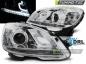 Preview: Scheinwerfer DRL LED Tagfahrlicht für Mercedes C-Klasse W204 Bj. 07-10 Schwarz