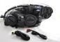 Preview: Scheinwerfer DRL LED Tagfahrlicht für Mercedes C-Klasse W204 Bj. 07-10 Schwarz