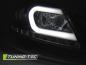 Preview: Scheinwerfer LED Tagfahrlicht Optik für Mercedes C-Klasse W204 Bj. 11-15 Schwarz