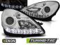 Preview: Xenon Scheinwerfer LED Tagfahrlicht Optik für Mercedes SLK R171 Bj. 04-11 Chrom