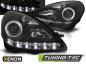 Preview: Xenon Scheinwerfer LED Tagfahrlicht Optik für Mercedes SLK R171 04-11 Schwarz