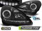 Preview: Xenon Scheinwerfer DRL LED Tagfahrlicht für Mercedes SLK R171 Bj. 04-11 Schwarz
