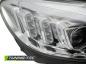 Preview: Scheinwerfer DRL LED Tagfahrlicht für Mercedes C-Klasse W205 Bj. 14-18 Chrom