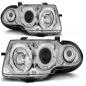 Preview: Scheinwerfer Angel Eyes für Opel Astra F Bj. 91-94 Chrom