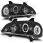 Preview: Scheinwerfer Angel Eyes für Opel Tigra A Bj. 94-00 Schwarz