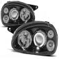 Preview: Scheinwerfer Angel Eyes für Opel Corsa B Bj. 93-00 Schwarz