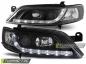 Preview: Scheinwerfer LED Tagfahrlicht Optik für Opel Vectra B Bj. 95-98 Schwarz