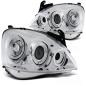 Preview: Scheinwerfer Angel Eyes für Opel Corsa C Bj. 00-06 Chrom